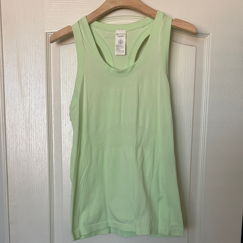 Athleta Light Green Tank Top